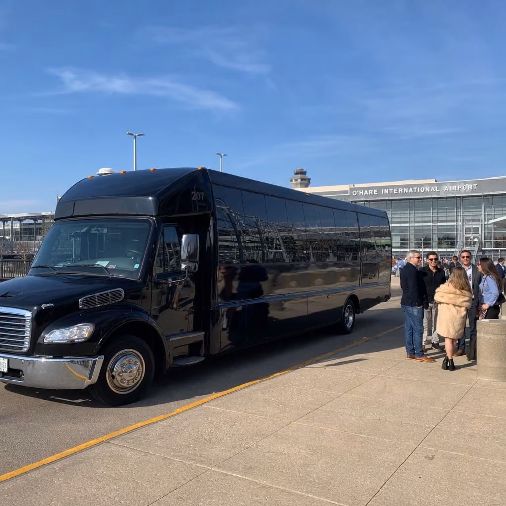 Rent a Bus to O'Hare International Airport (ORD)
