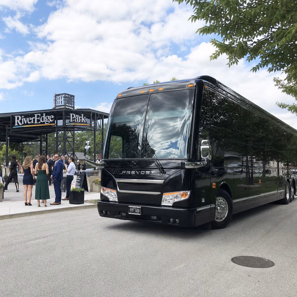 Rent a Bus to RiverEdge Park (Aurora)
