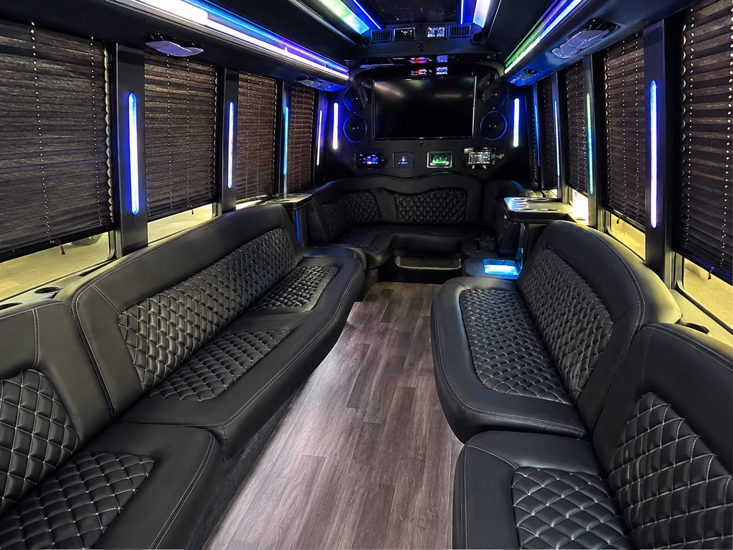 25 Passenger Party Bus Interior