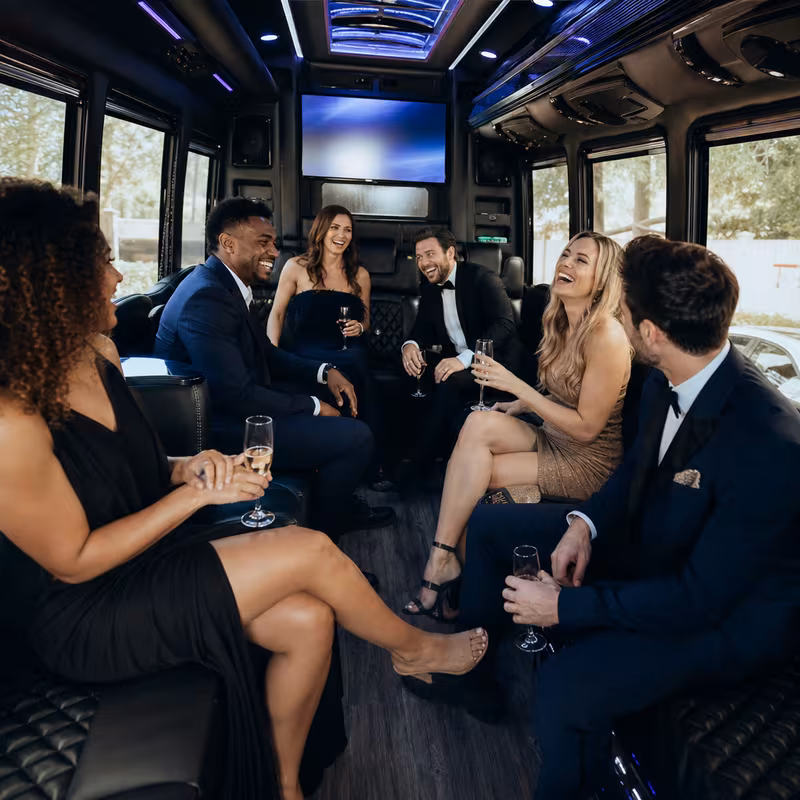 Naperville Prom & Homecoming Transportation fleet vehicle