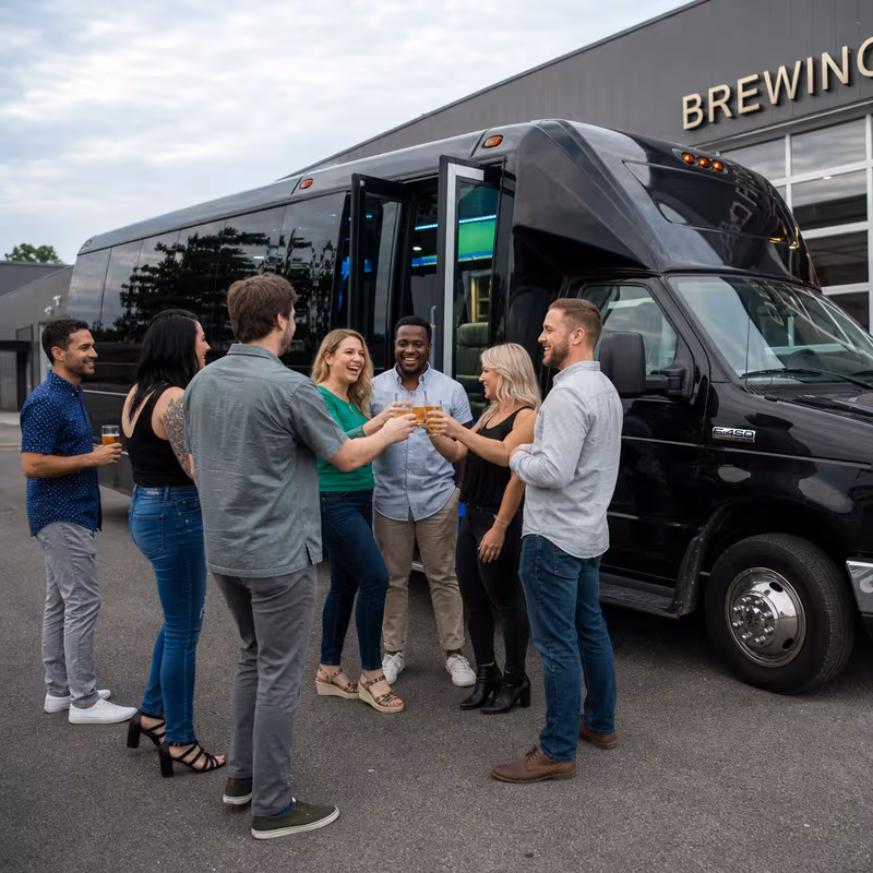 Naperville Winery & Brewery Tour Transportation fleet vehicle