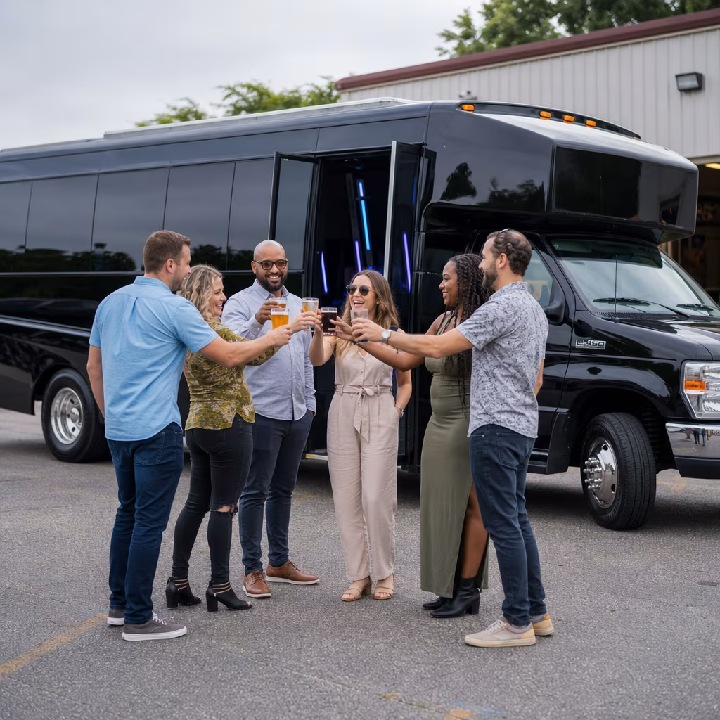 Naperville Winery Tour & Pub Crawl Transportation