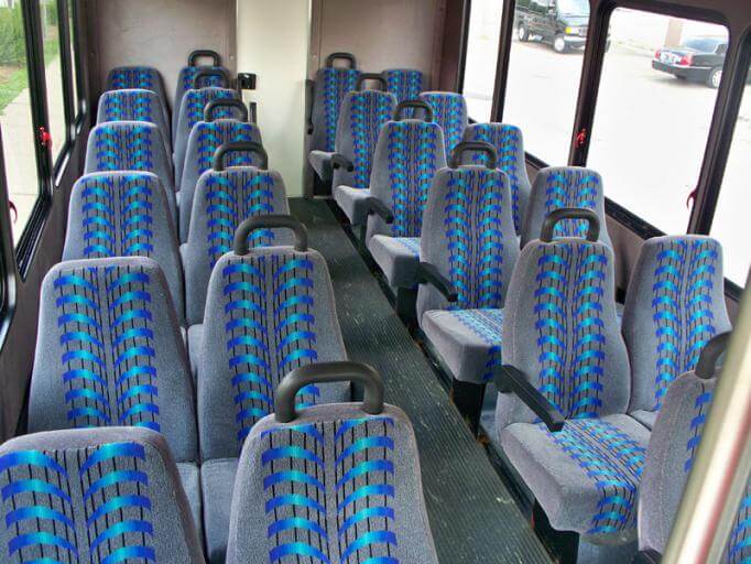 Aurora 25 Passenger Mini Bus Interior
