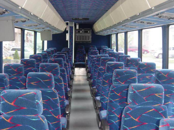 Aurora 35 Passenger Shuttle Bus Interior
