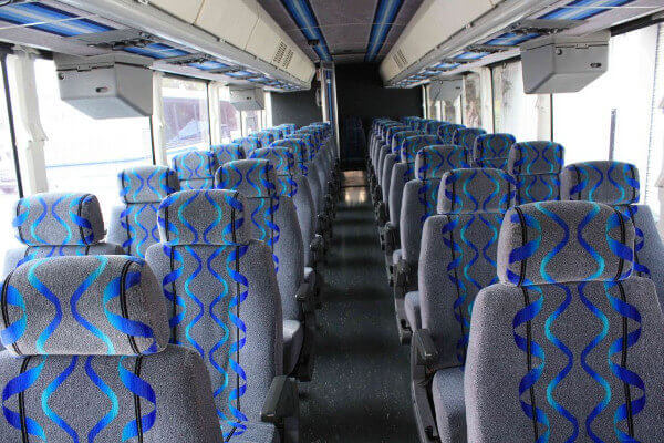 Skokie 40 Passenger Coach Bus Interior